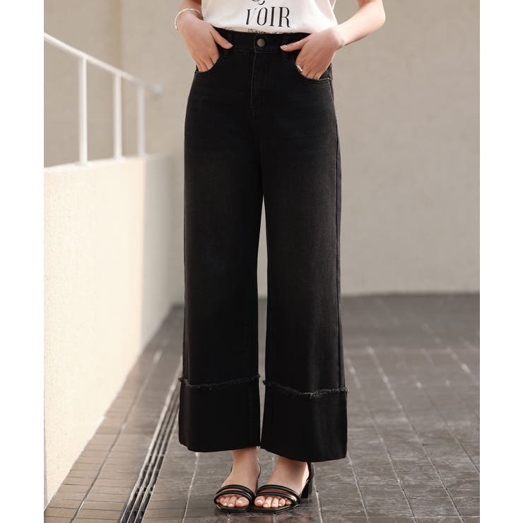 折り返しダメージハイライズデニム | SAISON DE PAPILLON  | 詳細画像25 