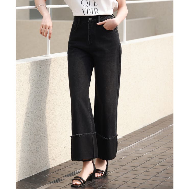 折り返しダメージハイライズデニム | SAISON DE PAPILLON  | 詳細画像24 