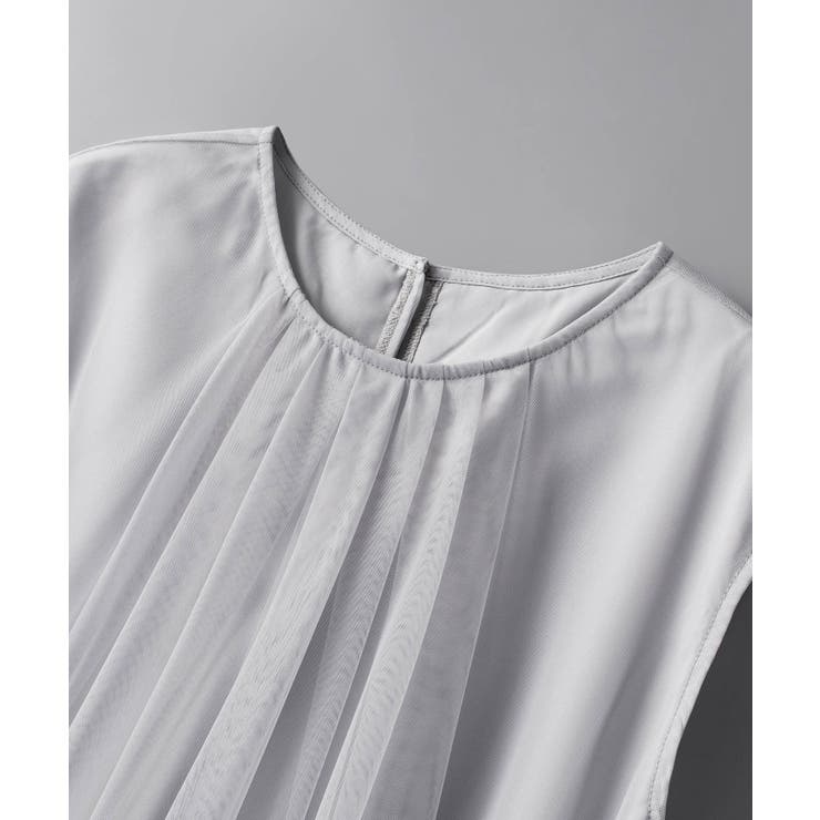 チュール素材ノースリーブブラウス | SAISON DE PAPILLON  | 詳細画像30 