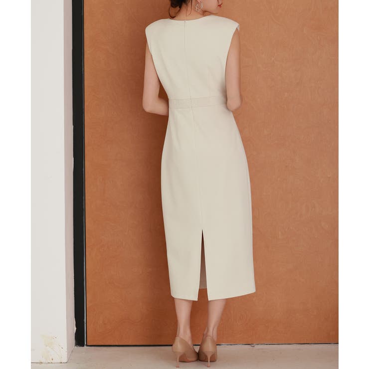 深めVネックカットソーワンピース | SAISON DE PAPILLON  | 詳細画像4 