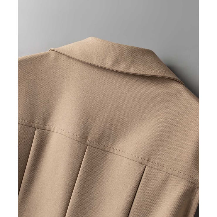 ノースリーブマーメイドトレンチ風ワンピース | SAISON DE PAPILLON  | 詳細画像20 