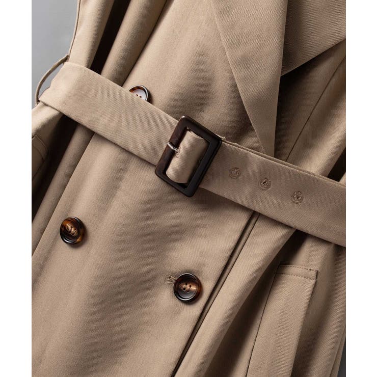 ノースリーブマーメイドトレンチ風ワンピース | SAISON DE PAPILLON  | 詳細画像22 