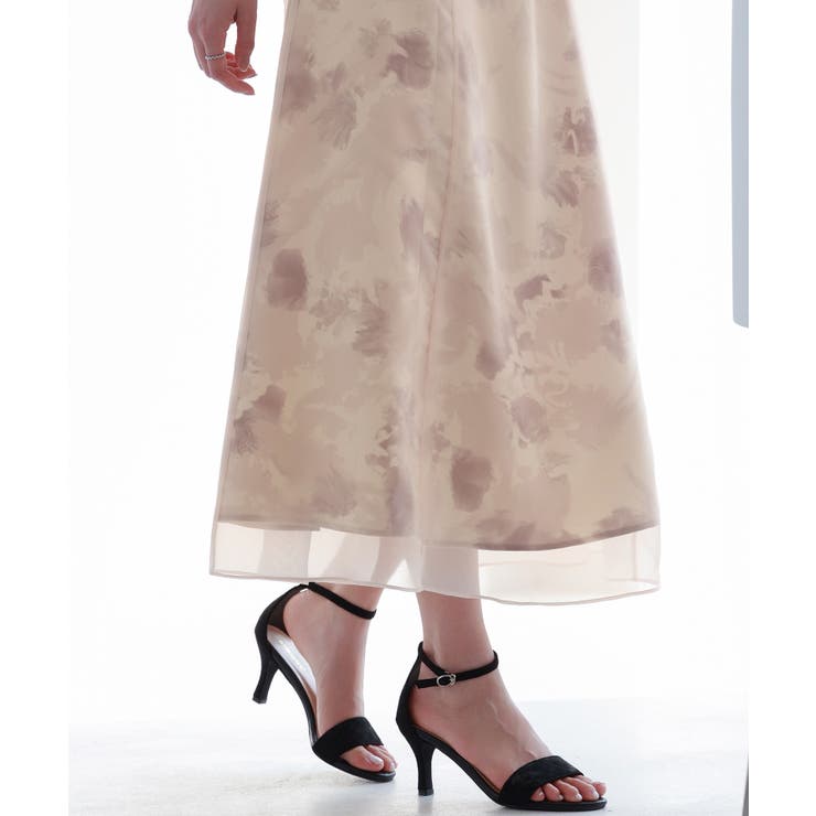 シアー花柄ハイウエストスカート | SAISON DE PAPILLON  | 詳細画像20 