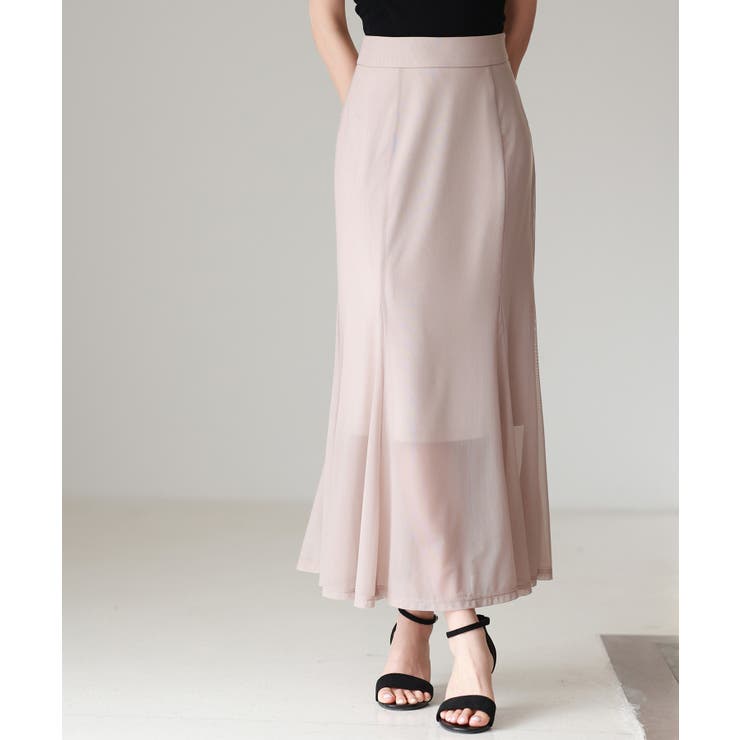 マーメイドチュールロングスカート | SAISON DE PAPILLON  | 詳細画像3 