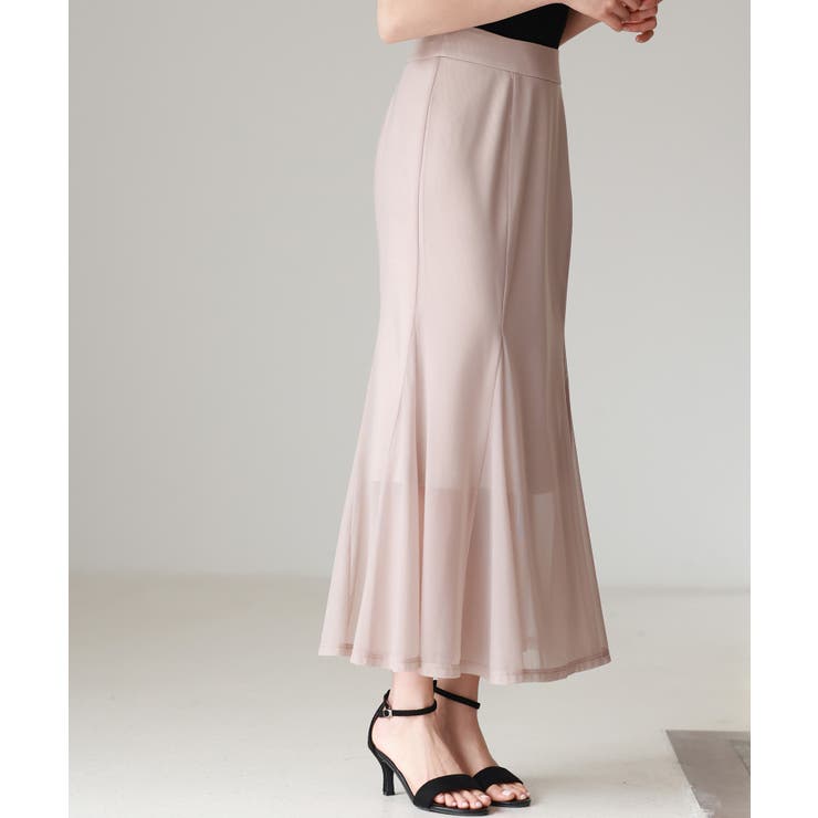 マーメイドチュールロングスカート | SAISON DE PAPILLON  | 詳細画像5 