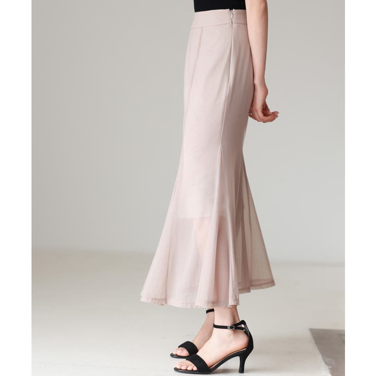 マーメイドチュールロングスカート | SAISON DE PAPILLON  | 詳細画像6 