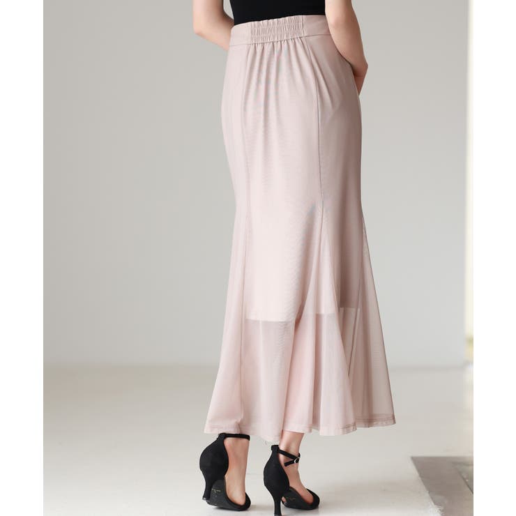 マーメイドチュールロングスカート | SAISON DE PAPILLON  | 詳細画像7 