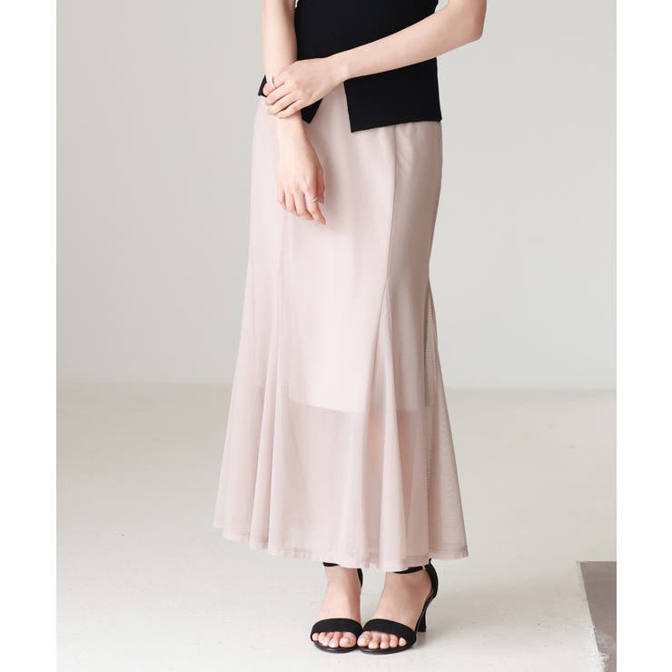 マーメイドチュールロングスカート | SAISON DE PAPILLON  | 詳細画像10 