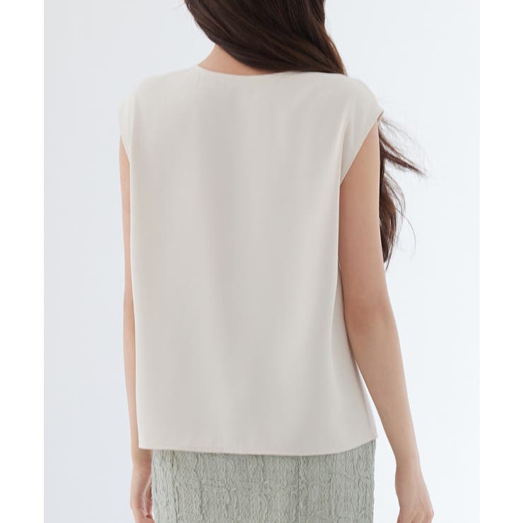 アシンメトリフレンチスリーブブラウス | SAISON DE PAPILLON  | 詳細画像27 