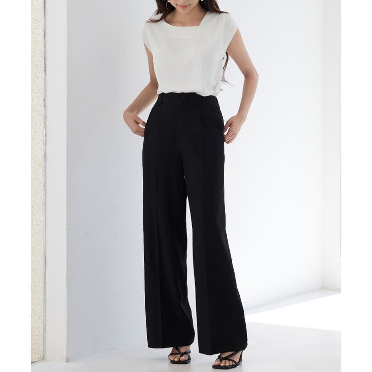 アシンメトリフレンチスリーブブラウス | SAISON DE PAPILLON  | 詳細画像8 