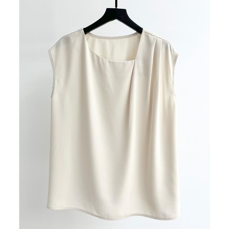 アシンメトリフレンチスリーブブラウス | SAISON DE PAPILLON  | 詳細画像35 