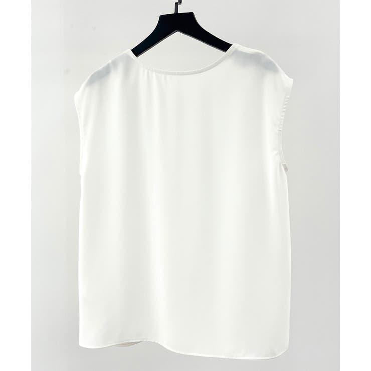 アシンメトリフレンチスリーブブラウス | SAISON DE PAPILLON  | 詳細画像13 