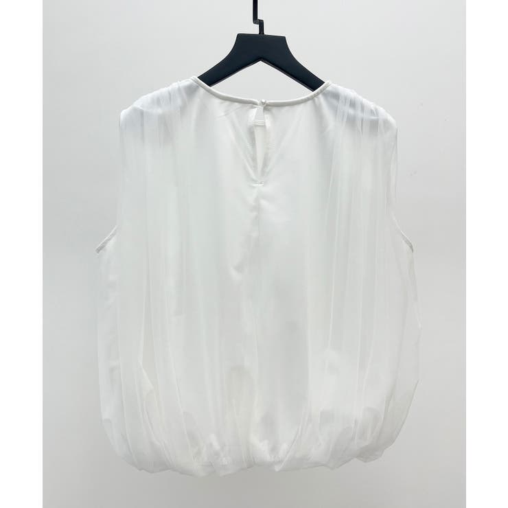 ふんわりチュールノースリーブブラウス | SAISON DE PAPILLON  | 詳細画像40 