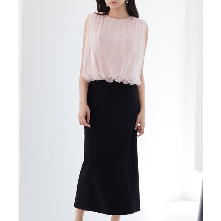 ふんわりチュールノースリーブブラウス | SAISON DE PAPILLON  | 詳細画像13 