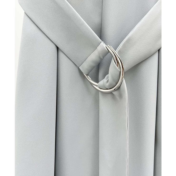 体型カバージップミモレ丈ワンピース | SAISON DE PAPILLON  | 詳細画像25 