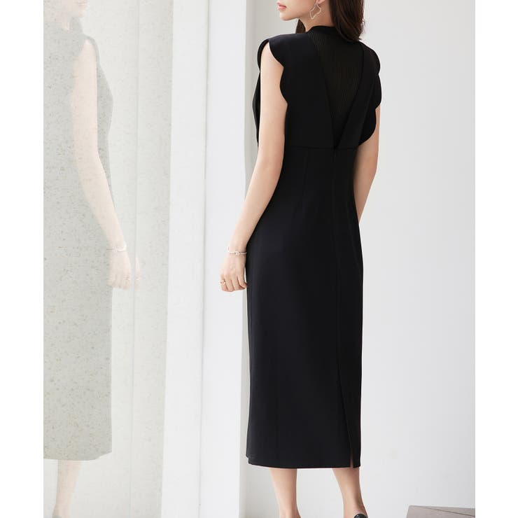 パール付きスカラップジャンパースカート | SAISON DE PAPILLON  | 詳細画像14 