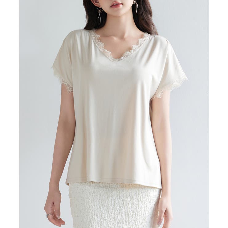 ゆったりドルマンスリーブTシャツ | SAISON DE PAPILLON  | 詳細画像11 