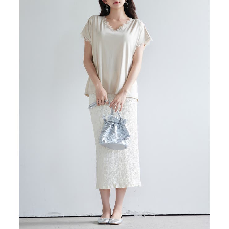 ゆったりドルマンスリーブTシャツ | SAISON DE PAPILLON  | 詳細画像14 