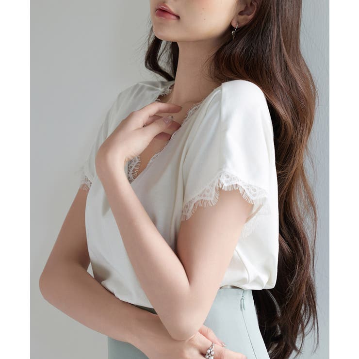 ゆったりドルマンスリーブTシャツ | SAISON DE PAPILLON  | 詳細画像6 