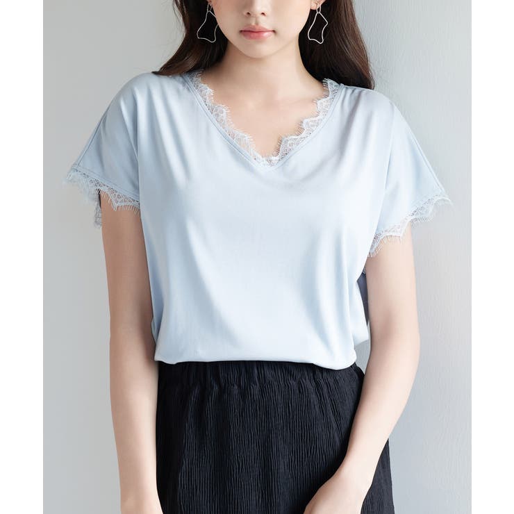 ゆったりドルマンスリーブTシャツ | SAISON DE PAPILLON  | 詳細画像24 