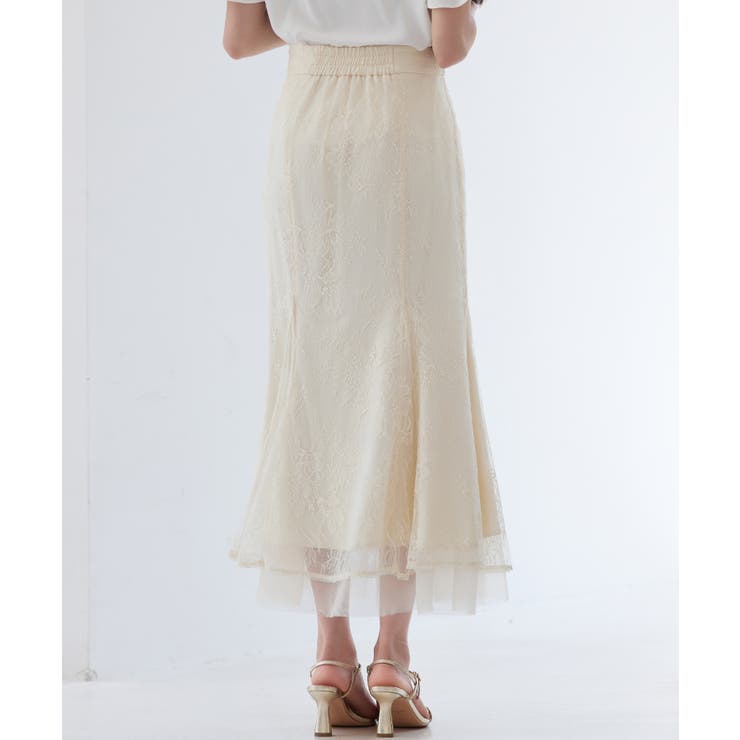 総レースマーメイドロングスカート | SAISON DE PAPILLON  | 詳細画像7 