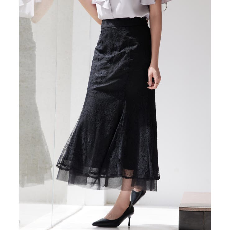 総レースマーメイドロングスカート | SAISON DE PAPILLON  | 詳細画像24 