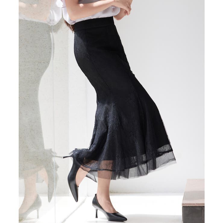 総レースマーメイドロングスカート | SAISON DE PAPILLON  | 詳細画像26 