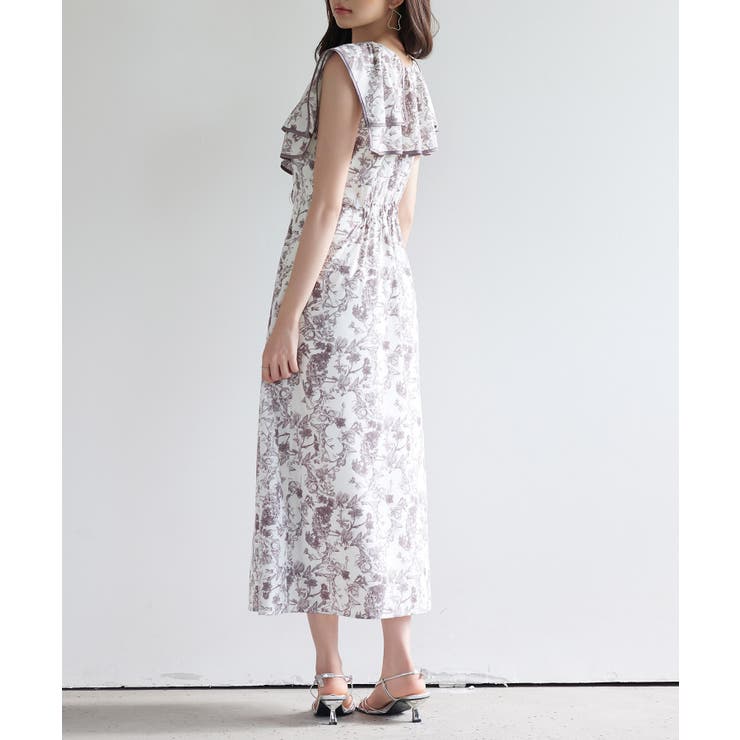 CHICWISH★花柄ラッフルワンピース 2色☆ 93252764b_151_d.jpg?v=1747031009