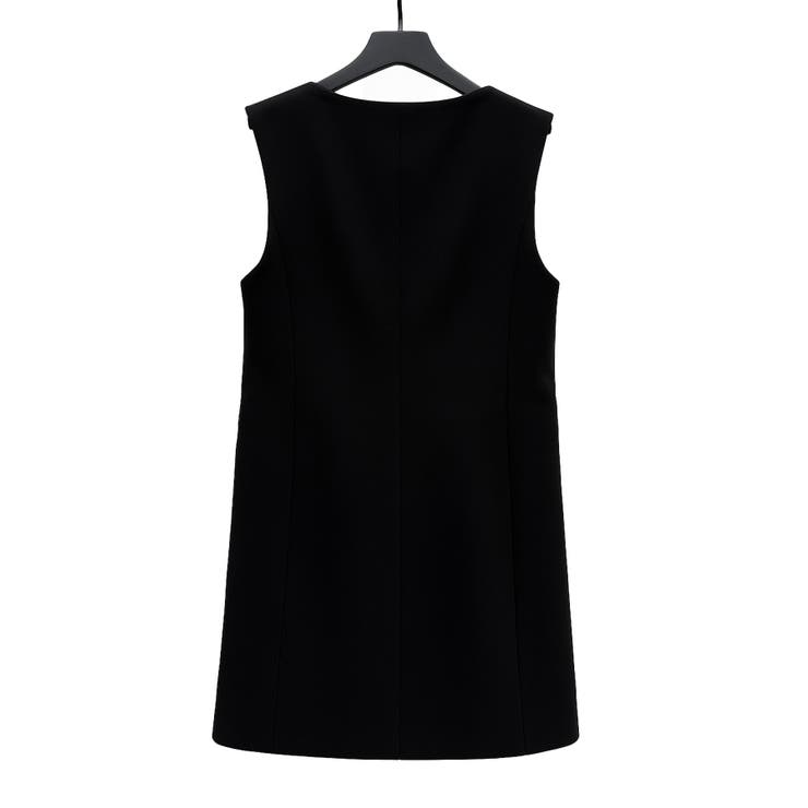 ノーカラーダブルブレストベスト | SAISON DE PAPILLON  | 詳細画像30 