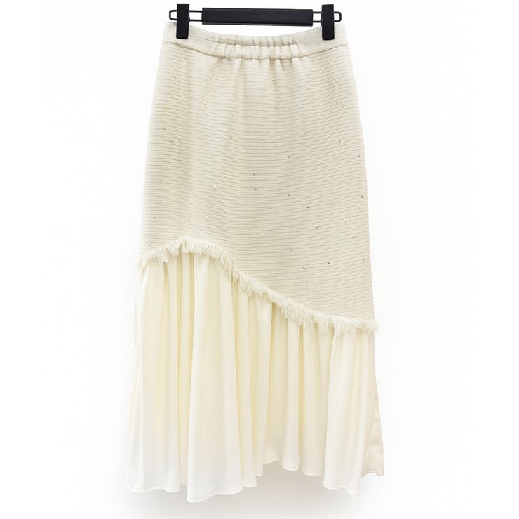 ドッキングアシンメトリースカート | SAISON DE PAPILLON  | 詳細画像45 