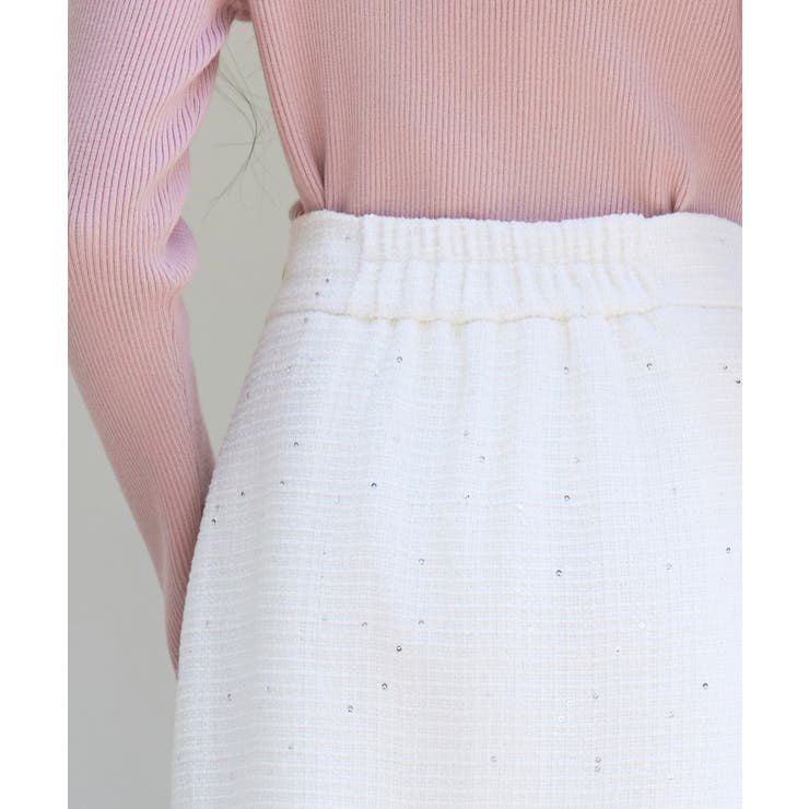 ドッキングアシンメトリースカート | SAISON DE PAPILLON  | 詳細画像8 