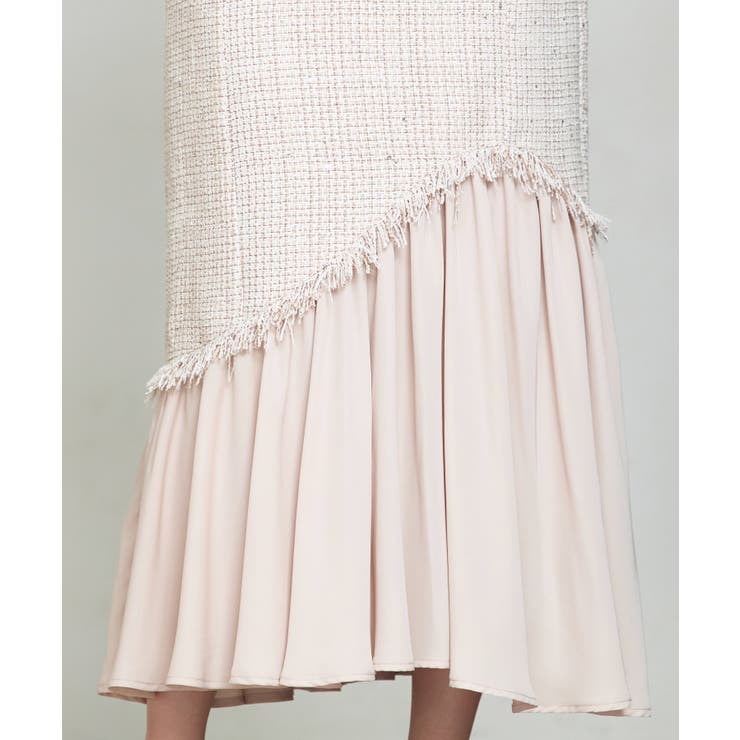 ドッキングアシンメトリースカート | SAISON DE PAPILLON  | 詳細画像27 