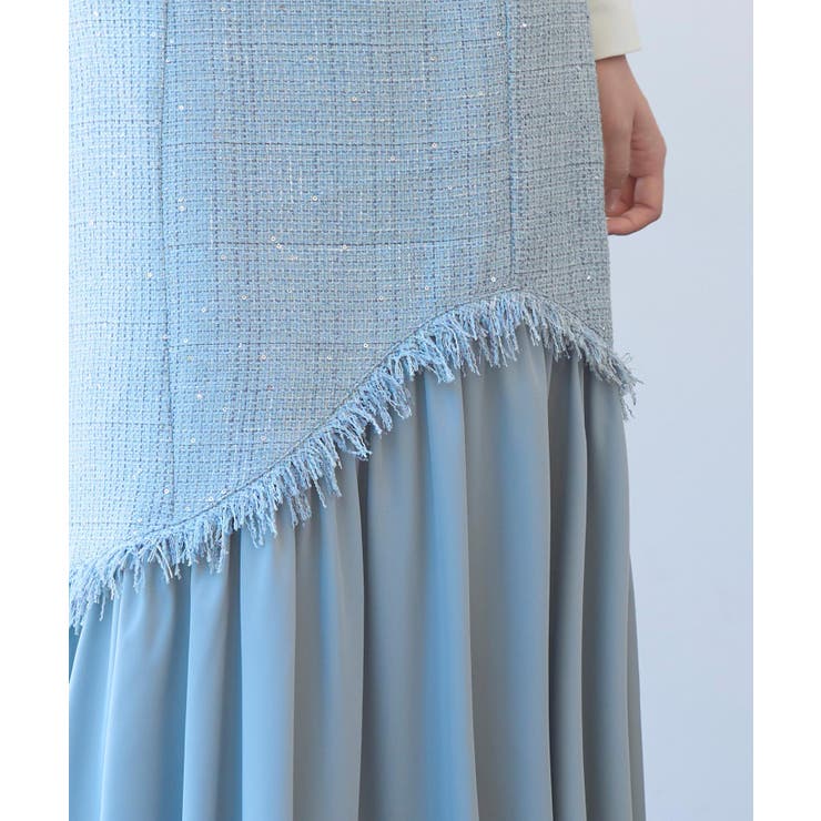 ドッキングアシンメトリースカート | SAISON DE PAPILLON  | 詳細画像39 