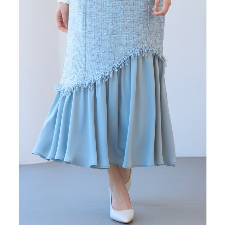 ドッキングアシンメトリースカート | SAISON DE PAPILLON  | 詳細画像40 