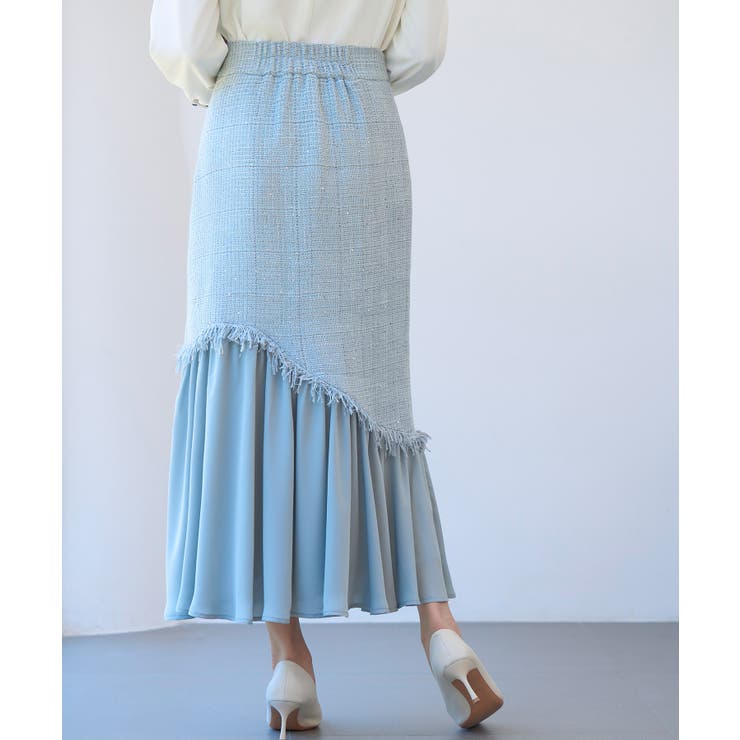 ドッキングアシンメトリースカート | SAISON DE PAPILLON  | 詳細画像34 