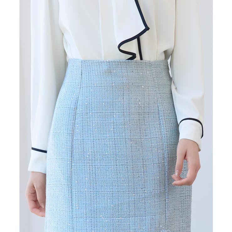 ドッキングアシンメトリースカート | SAISON DE PAPILLON  | 詳細画像38 