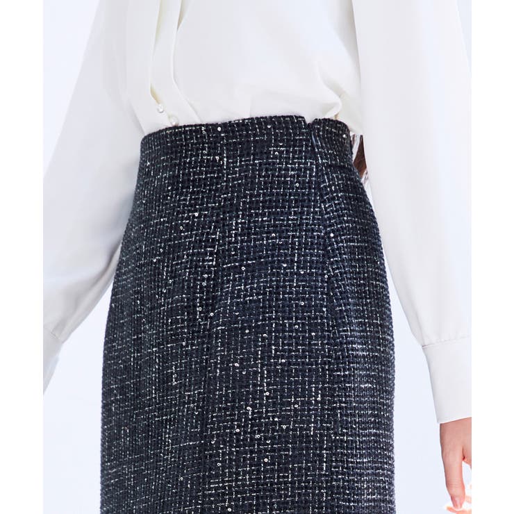 ドッキングアシンメトリースカート | SAISON DE PAPILLON  | 詳細画像13 