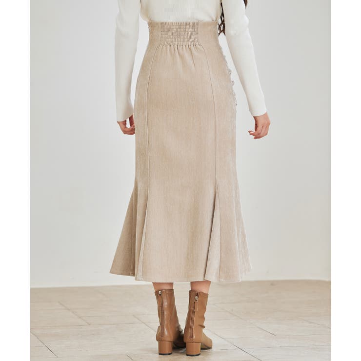 シャーリングハイウエストマーメイドスカート | SAISON DE PAPILLON  | 詳細画像11 