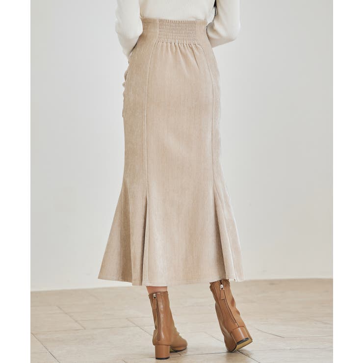 シャーリングハイウエストマーメイドスカート | SAISON DE PAPILLON  | 詳細画像15 