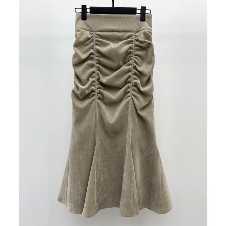 シャーリングハイウエストマーメイドスカート | SAISON DE PAPILLON  | 詳細画像22 