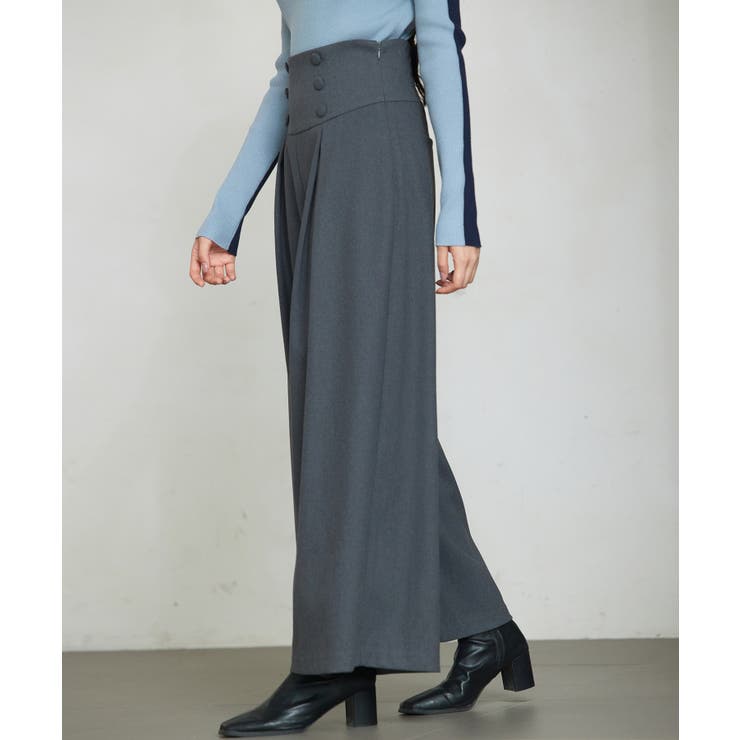 ハイウエストのセーラーワイドパンツ | SAISON DE PAPILLON  | 詳細画像28 