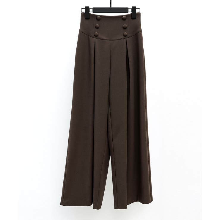 ハイウエストのセーラーワイドパンツ | SAISON DE PAPILLON  | 詳細画像38 