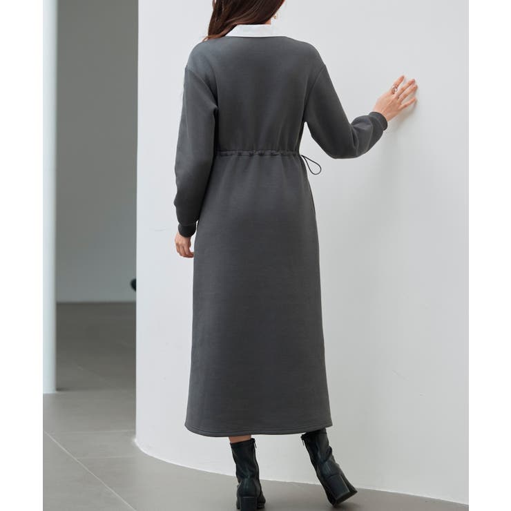 ドッキングプルオーバーロングワンピース | SAISON DE PAPILLON  | 詳細画像15 