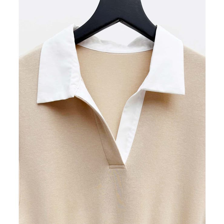 ドッキングプルオーバーロングワンピース | SAISON DE PAPILLON  | 詳細画像32 