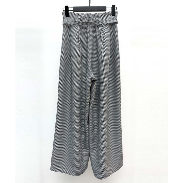 グレンチェックのハイウエストドカンパンツ | SAISON DE PAPILLON  | 詳細画像33 