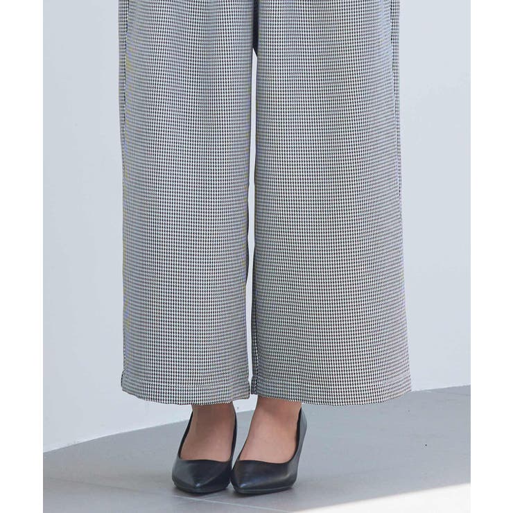 グレンチェックのハイウエストドカンパンツ | SAISON DE PAPILLON  | 詳細画像15 