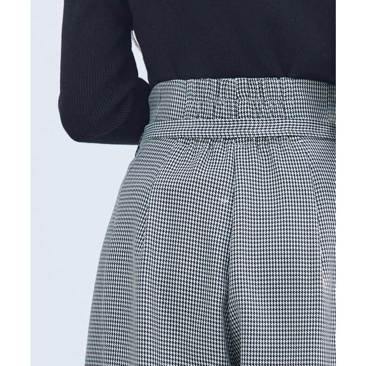 グレンチェックのハイウエストドカンパンツ | SAISON DE PAPILLON  | 詳細画像17 