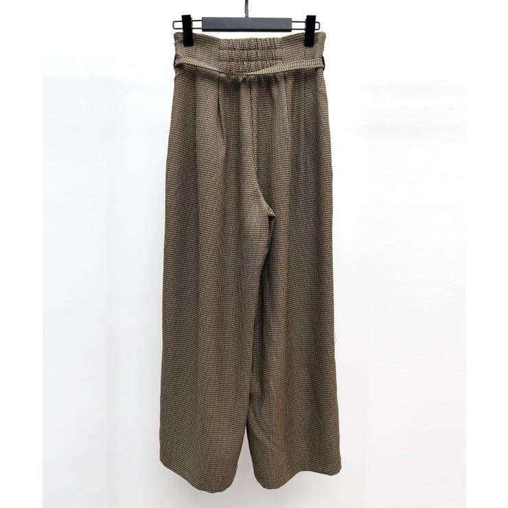 グレンチェックのハイウエストドカンパンツ | SAISON DE PAPILLON  | 詳細画像31 