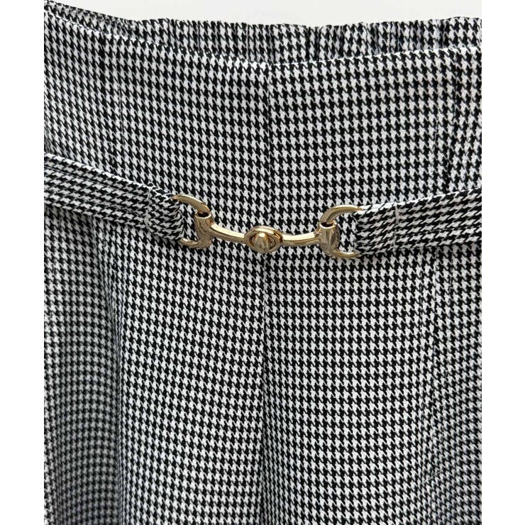 グレンチェックのハイウエストドカンパンツ | SAISON DE PAPILLON  | 詳細画像34 