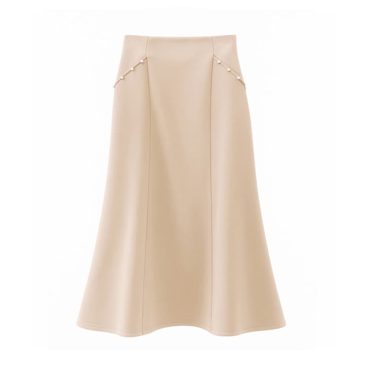 ダンボールニットのロング丈マーメイドスカート | SAISON DE PAPILLON  | 詳細画像21 